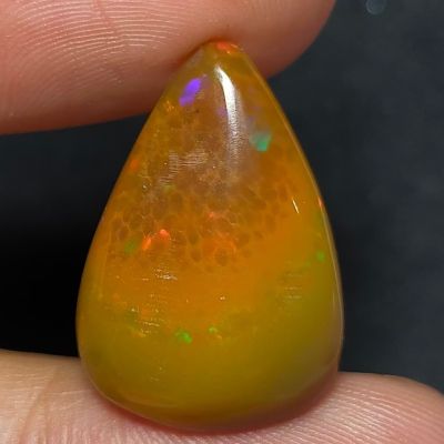 พลอย โอปอล เอธิโอเปีย ธรรมชาติ แท้ ( Natural Opal Ethiopia ) หนัก 9.24 กะรัต