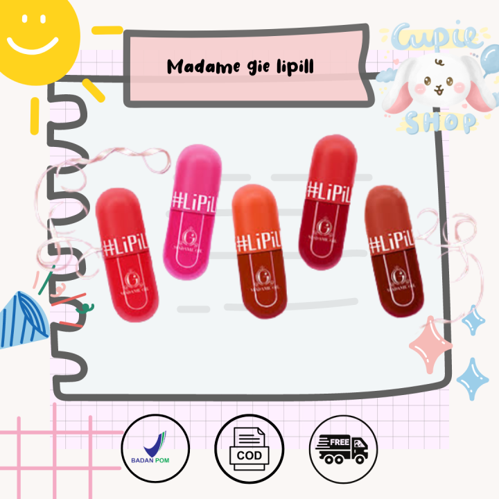 Madame Gie Lipill Lip Tint Lip Stain BPOM HALAL Lazada Indonesia