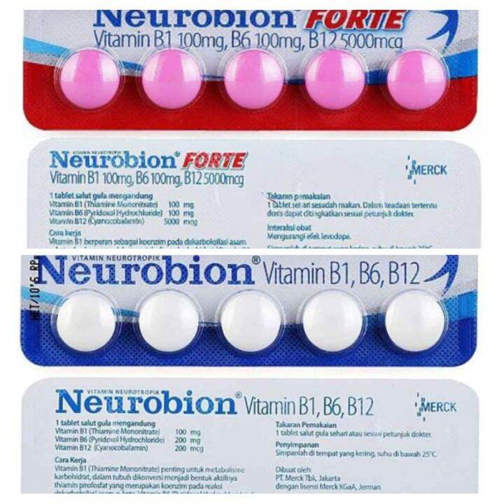 NEUROBION FORTE / VITAMIN B1 B6 B12 / 1 BLISTER 10 TABLET ...