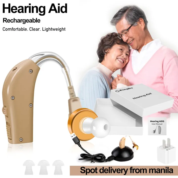 Hearing Aid Rechargeable Mini In Ear Hearing Aid Adjustable Tone