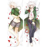 (ปลอกหมอนเท่านั้น) 2WAY 60X180ซม./WT Dakimakura Nagito Komaeda ห้องนอนปลอกหมอนแอนนิเมะปลอกหมอนพิมพ์ลายเต็มตัว