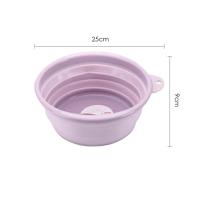 Folding Portable Bucket Vegetable Fruit Basin Adequate Material Thick and Leak-Free Household Travel Cleaning Supplies