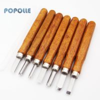 3-4-5pcs/Set of Woodworking Carving Tools DIY Multi-function Handmade Art Carving Knife with Wooden Handle Carving Knife Tool