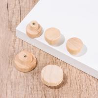 30/40/50*25mm Solid Wood Door Handle Round Wardrobe Shoe Cupboards Drawer Pulls Kitchen Closet Cabinet Knobs Furniture Parts Door Hardware Locks