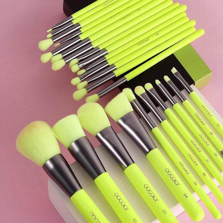 docolor-professional-neon-green-makeup-brush-set-foundation-blending-face-powder-blush-concealers-eye-shadows-makeup-brush-set-makeup-brushes-sets