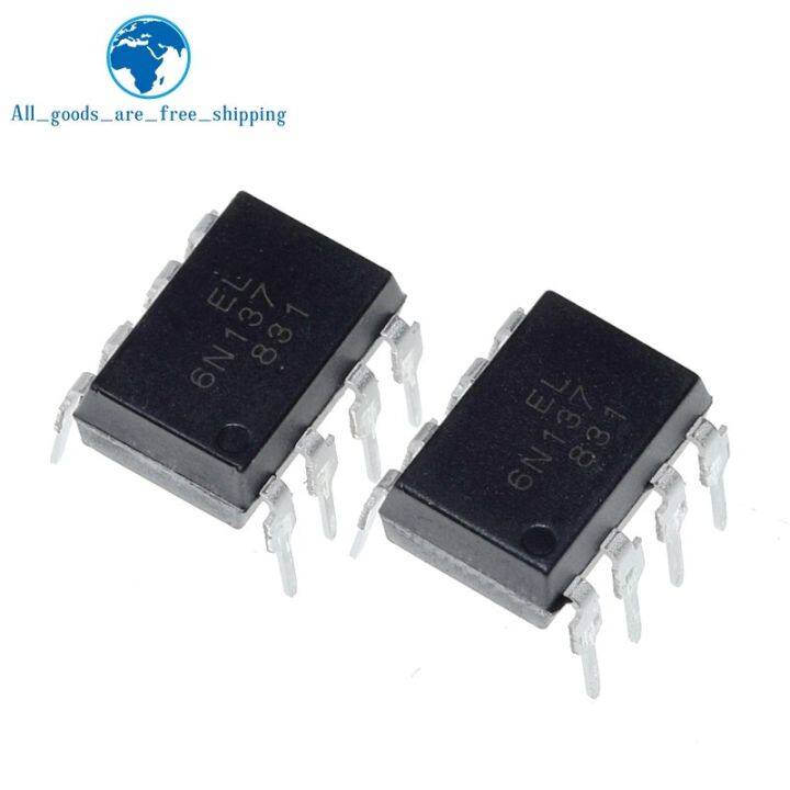 10PCS 6N137 DIP8 6N137 DIP DIP-8ใหม่และต้นฉบับ IC