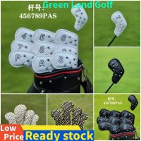 2023 NEW for○▣✢ Golf Club Cover Rivet inlay Golf Headcover for Iron Driver Hybrid Fairway Woods Golf Club Cover Waterproof PU Leather Protector Golf Wood Covers