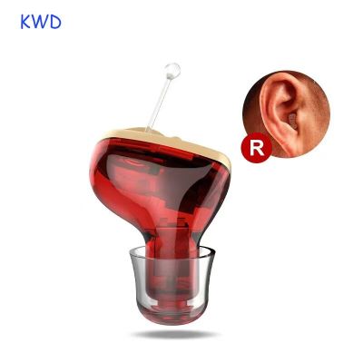 ZZOOI Mini CIC Hearing aid Invisible Sound Amplifier Volume Adjustable Ear Hearing Assistant Helper for Deaf Elderly For Right Left
