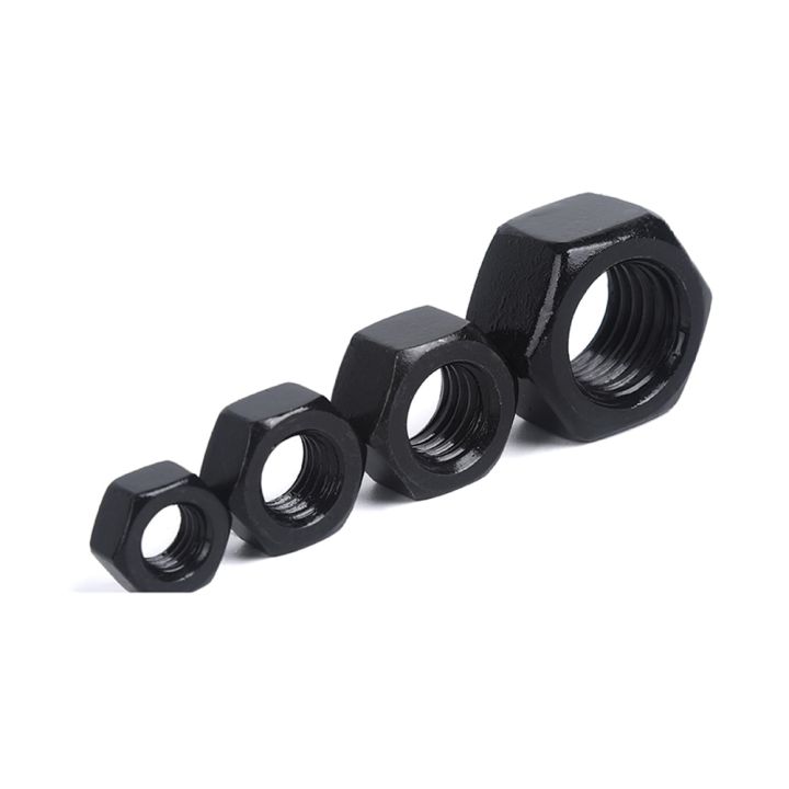 hexagon-black-grade-8-8-oxide-carbon-steel-nuts-din934-m2-m2-5-m3-m4-m5-m6-m8-m10-m12-m14-m16-m18-m20-m22-m24-metric-hex-nut-nails-screws-fasteners
