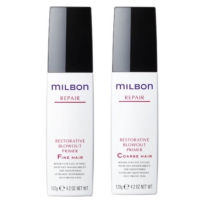 Milbon RESTORATIVE BLOWOUT PRIMER (Leave-in) ปกป้องผมเสียจากความร้อน พร้อมช่วยซ่อมแซมผมเสียจากการทำเคมี