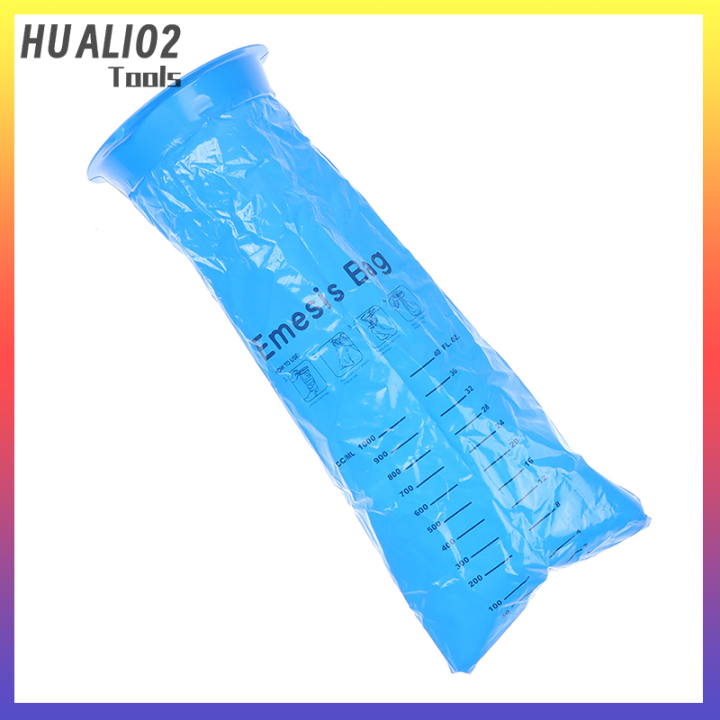 huali02-ถุงใส่อาเจียนแบบใช้แล้วทิ้งถุงใส่ของในรถยนต์และเครื่องบิน10แพ็ก