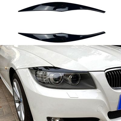 Car Headlights Eyebrows Eyelids Cover Eyelash Head Light Stickers for BMW 3 Series E90 E91 320I 330I 05-12