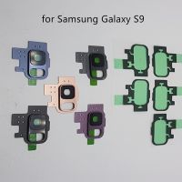 【▨】 Aladin Gadgets Mall สำหรับ Galaxy S9/ S9 Plus G960f G965f กล้องหลังฝาครอบเลนส์กระจกพร้อมกรอบอะไหล่สำรองสำหรับซ่อมเปลี่ยน