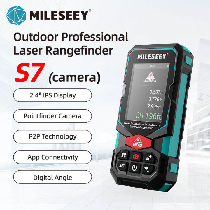 Mileseey Outdoor Professional Laser Distance Meter S7 100m Laser