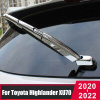 ABS Chrome Rear Water Wiper Cover Windshield Blade Trim Sticker For Toyota Highlander Kluger XU70 2020   Car Styling