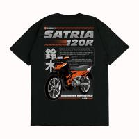 K - T Suzuki SHIRT Satria 120R 2 Stroke Motorcycle Shirt T-Shirt - TSHIRT