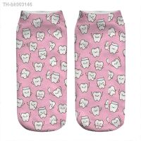 ◆ Women 39;s socks kawaii Funny Seamless pattern with cute teeth Socks Woman harajuku Happy Funny Novelty girl gift Socks for women