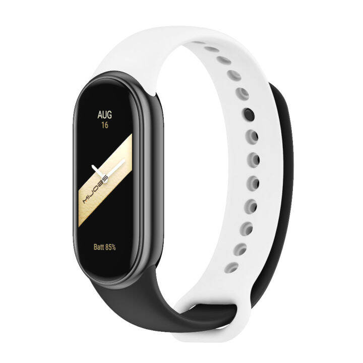 สายรัดสำหรับ-mi-band-8สร้อยข้อมือสำหรับ-xiaomi-smart-band-8-nfc-smartwatch-กีฬาสายรัดข้อมือยางซิลิโคน-correa-miband-8สาย