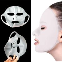 1/2/3PCS Reusable Silicone Mask for Face Mask Prevent Evaporation Steam Hydrating Moisturizing Nourish Skin Care Beauty Tools