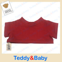 Teddy House : ชุดตุ๊กตา เสื้อยืด (แดง) ขนาด 14 นิ้ว