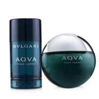 Bvlgari Aqva Pour Homme Coffret: Eau De Toilette Spray 100ml/3.4oz + Deodorant Stick 75ml/2.7oz 2pcs