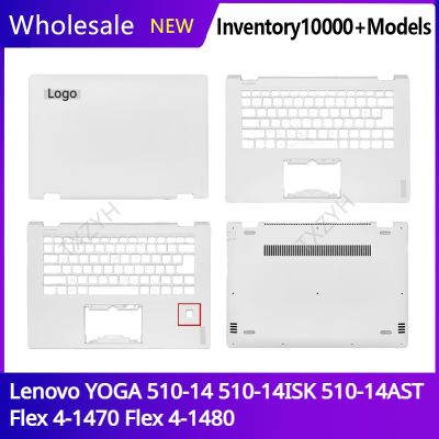 New For Lenovo YOGA 510-14 510-14ISK 510-14AST Flex 4-1470 Flex 4-1480 Laptop LCD back cover Palmrest Bottom Case A B C D Shell
