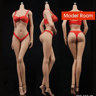 hot！【DT】◄❄  JIAOU DOLL JOQ-15C 1/6 Female Middle Breast Seamless with Detachable Feet 12 Super Figure Dolls