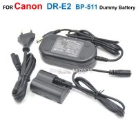 DR-E2 DR-400 DC Coupler BP511 BP-511 Dummy Battery+ACK-E2 AC Power Adapter Charger For Canon EOS 5D 10D 20D 30D 40D 50D D60 300D