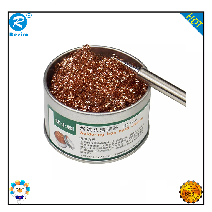 Resim Welding Soldering Solder Iron Tip Cleaner Cleaning Steel Wire