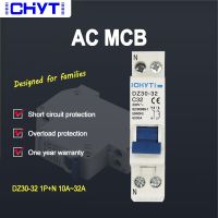 ICHYTI-Mini interruptor  TPN  DZ30-32  1P + N  10A 16A 20A 25A 32A