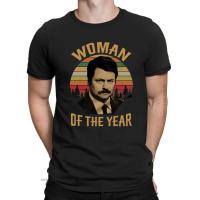 Of The Year Swanson Parks And Recreation Vintage Men Black T Shirts Men 100% Cotton Print Tshirt Streetwear Hip Hop Top