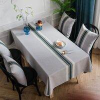 【cw】 Modern Minimalist Printed Tablecloth Table Cover Rectangular Tablecloth Waterproof Table Cover Home Kitchen Mantel скатерть ！