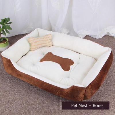 【New-store】 PETS MART mall Plus ขนาดสุนัขขนาดใหญ่ Bed Mat Kennel Soft Pet Dog Puppy Warm Bed House Plush Cozy Nest Dog House Pad Warm House