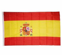 ZXZ custom Big spain flag 120X180cm 4x6Ft Spain Super Poly football National Flag Banner Outdoor Indoor decor flag