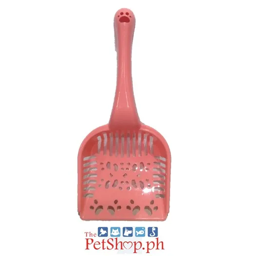 Plastic Cat Litter Scoop Paw Design Orange Large Lazada PH