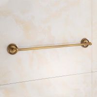 All-copper European Bathroom Hardware Pendant Brass Single-layer Hanging Towel Bar Bathroom Towel Rack