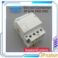 TOCT1 63A JPnator 4P 2NO 2NC 220V คอยล์400 ~ 50/60HZ Din บ้าน Ac Modular Contactor