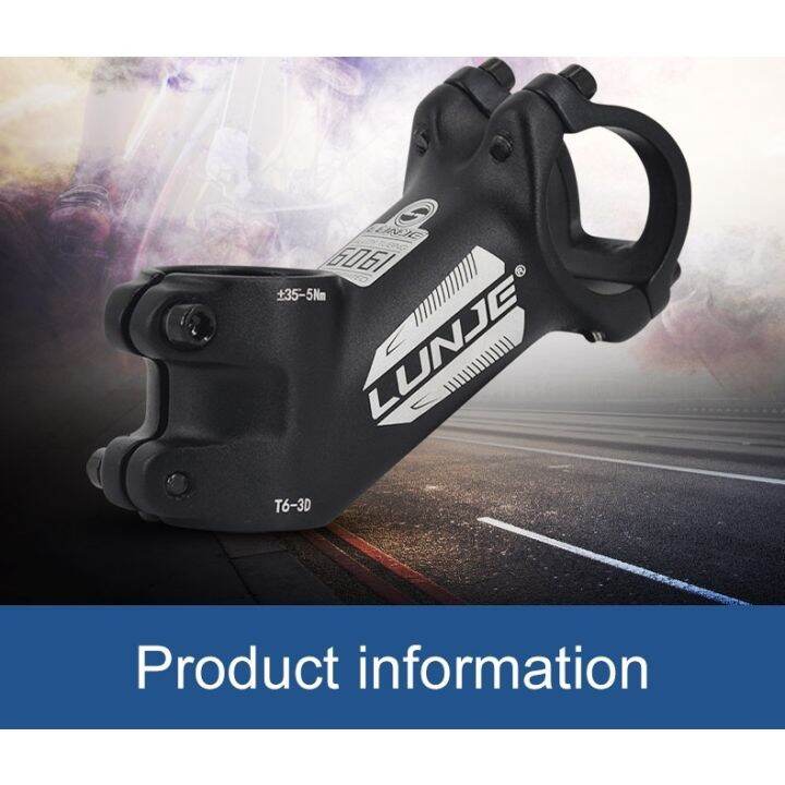 LUNJE Stem MTB Negative Stem for MTB stem road bike stem MTB alloy