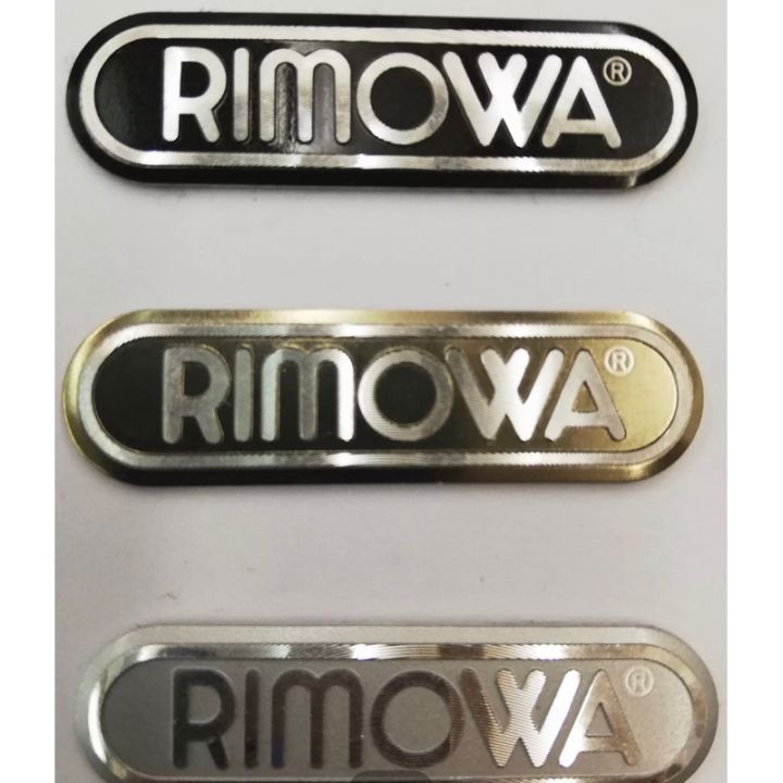 Suitable for rimowa trolley case Logo sticker 3.3cm size (1pc