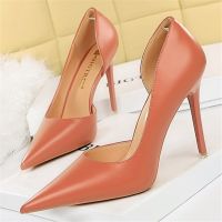 New Women 10.5cm High Heels Pumps Wedding Bridal Stiletto Sexy Retro Hollow Heels Lady Scarpins Office Party Nude White Shoes