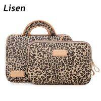 ยี่ห้อ Lisen กระเป๋าแล็ปท็อป13,14,15.15.6นิ้ว,เสือดาวผ้าใบแขนกรณีสำหรับ Air Pro,เลดี้ผู้หญิงกระเป๋าถือโน๊ตบุ๊ค,Dropship