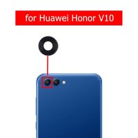 2 ชิ้นสําหรับ Huawei Honor V10 กล้องเลนส์แก้วด้านหลังกล้องด้านหลังเลนส์แก้ว Honor View10 พร้อมอะไหล่ซ่อมกาวทดแทน