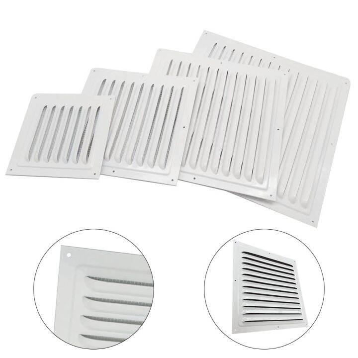 Air Vent Grille Ventilation Cover Metal Window Square Vent Insect