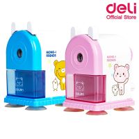 Deli pencil sharpener 0643 เครื่องเหลาดินสอ กบเหลาดินสอ กบเหลา กบเหลาแบบตั้งโต๊ะ Mong-I friends