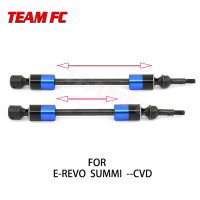 2pc Hard Steel Splined CVD Swing Drive shaft Axles For Traxxas 110 E-Revo Summit Revo 3.3 E-MAXX T-MAXX