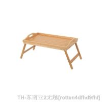 hyfvbu❈❃  Bed Folding Table Outdoor Camping with Foot Plate Window Computer