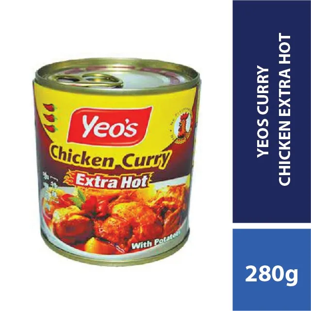 YEO'S Chicken Curry Extra Hot with Potatoes 280G Kari Ayam Lebih Pedas