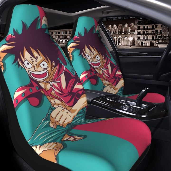 Amazon.com: 2Pcs Classic Anime Car Seat Covers Anime Front Seat Covers  Accessories for Fit Most Car, Truck, SUVs, Or Van : Automotive