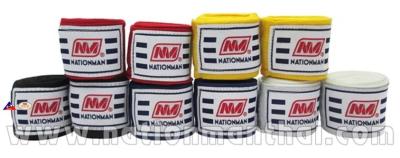 NATIONMAN ผ้าพันมือนักมวยแบบมีตีนตุ๊กแก