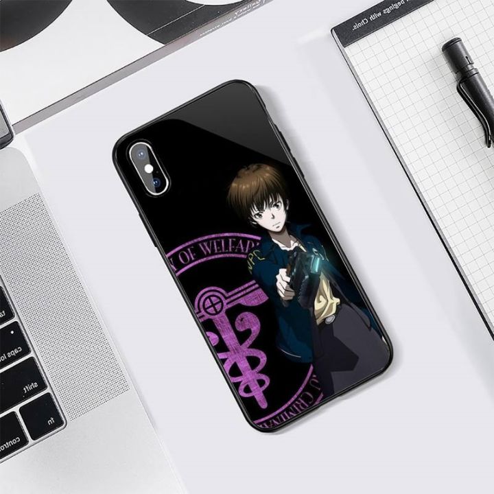 japan-anime-psycho-pass-phone-case-tempered-glass-for-iphone-6-7-8-plus-x-xs-xr-11-12-13-pro-max-mini